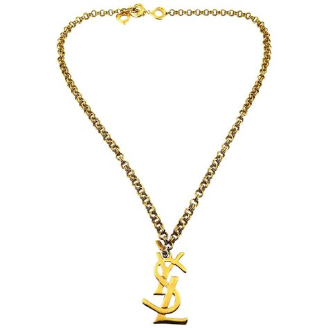 ysl necklace chain|ysl necklace men.